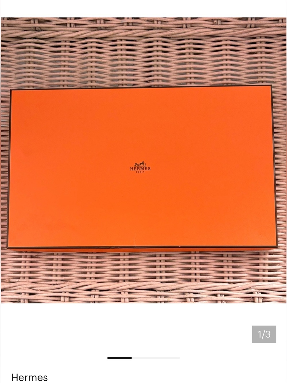 Hermes Scarf Box Lid